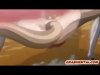 Japonesa novio hentai con fuerte tetitas tentáculos follando