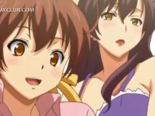 Paauglių 3d anime dukra kova per a didelis varpa
