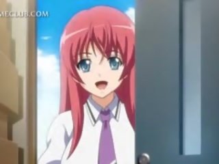 Alasti lumoava anime punapää sisään kovacorea anime kohtauksia