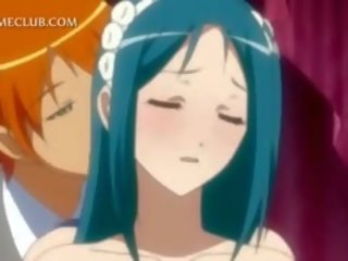 Anime young woman gets amjagaz licked and opened in close-up