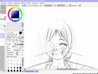 Hentai speed drawing - parte dois - inking