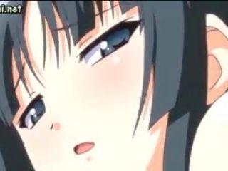 Atrakcyjny anime pisklęta dzielenie się duży penis