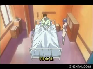 Excited Shy Hentai Doll Jumping Masters penis In Hospital
