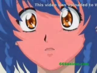 Lascivious anime big tit young female breaks into boyfriends room and get