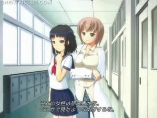 Hentai miele in scuola uniforme masturbare fica