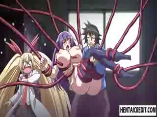 Hentai seductress fucked by tentacles