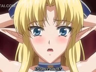 Fantastic blonde anime fairy cunt banged hardcore
