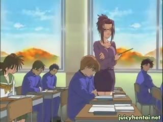 Malibog anime divinity makakakuha ng binubutasan may a laruan