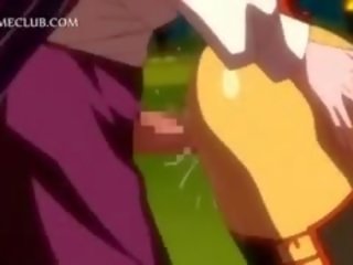 Doce 3d anime ruiva fica maravilhoso corpo preenchidas com ejaculações