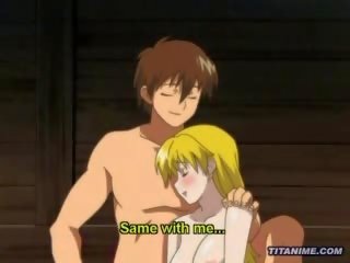 Magicl hentaý anime dude spanks a blondinka jana çuň