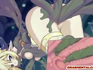 Delightful Hentai Elf Caught And outstanding Drilled Wetpussy By S