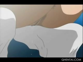 Hentai perawat practicing giving birth with eggs in her udan