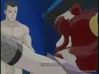 Hentai anime ninja gebonden en violated