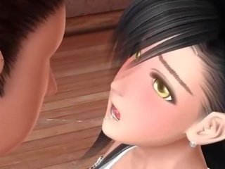 Veľký breasted anime anime teenager sýkorka jebanie a veľký manhood
