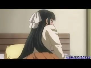 Charming hentai young female gets fingered porno