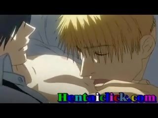 Hentai gej facet mający hardcore dorosły klips i miłość