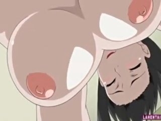 Hentai lady Gets Facialed And Her Wet Pussy Pumped Deep