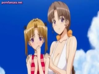 Sweet Anime Lesbos Licking Cunts