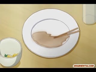 Vollbusig anime süße zertrümmerung doppelt eindringen