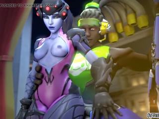 Provocative overwatch heroes blowing gotak and getting fucked