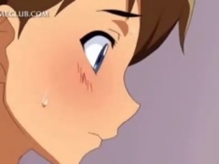 Anime taisnas un orāls hardcore sekss video ar pusaudze lelle