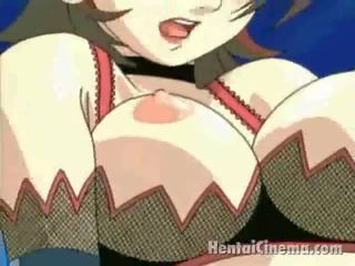 Red Haired Anime Vixen In super Lingeria Getting Pink Nipps Teased By Her boyfriend