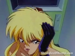 Divinity Blonde Anime Shemale