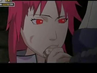 Naruto seksas karin comes sasuke cums